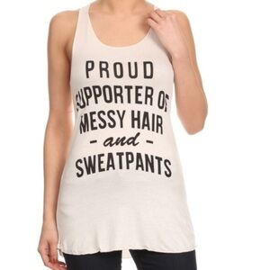 PROUD Supporter/Graphic Tank. Price firm.